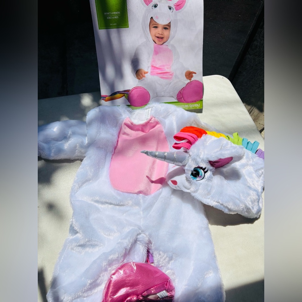 Baby Unicorn Costume (3–6 Months) – Halloween / Dress-Up – NWT